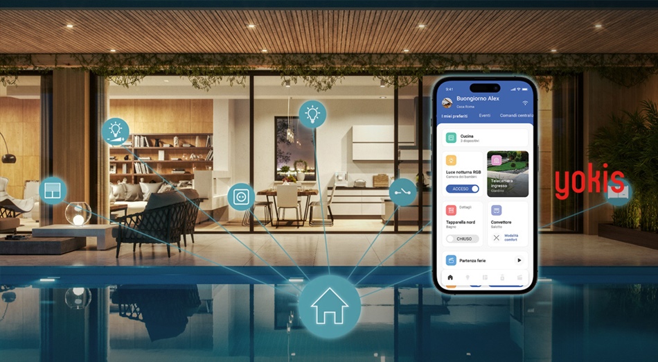 Yokis UP by Urmet: the smart home becomes unlimited power and opens up to new integrations