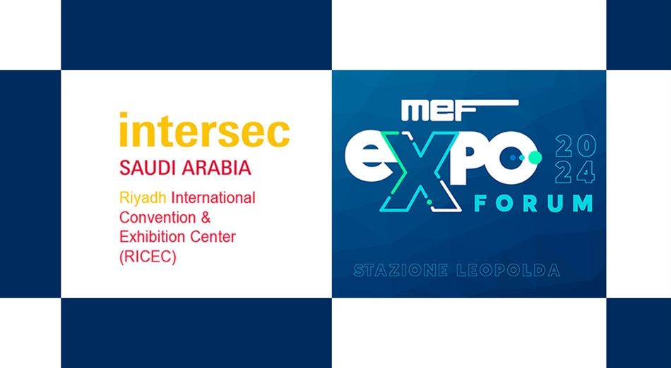 Urmet will be exhibiting at the Intersec trade fair in Saudi Arabia and simultaneously in Florence at the Mef Expo Forum